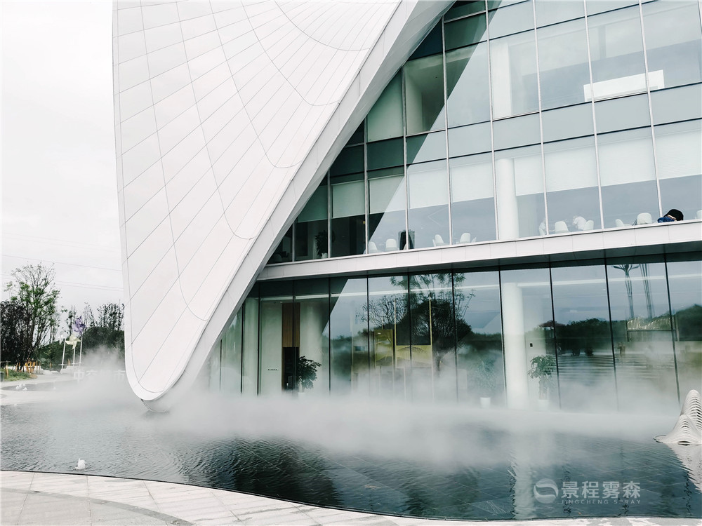 噴霧造景,人造霧景觀
