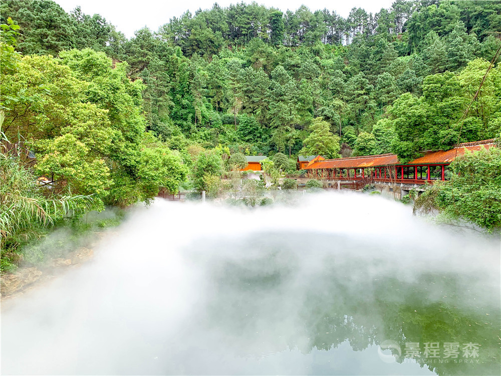 酒店人造霧景觀,噴霧造景
